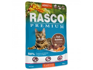 Kapsička RASCO Premium Cat Pouch Adult, Duck, Buckthorn 85g