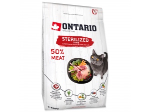 ONTARIO Cat Sterilised Lamb 2kg