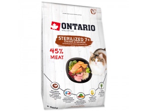 ONTARIO Cat Sterilised 7+ 6,5kg