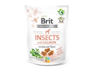 Brit Care Dog Crunchy Crack. Insec. Salmon Thyme 200g