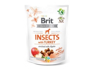 Brit Care Dog Crunchy Crack. Insec. Turkey Apples 200g