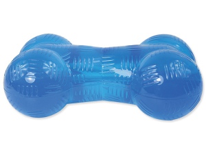 Hračka pes BUSTER Strong Bone světle modrá 11cm