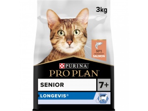 Pro Plan Cat Senior Longevis losos 3 kg