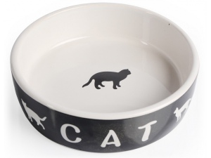 Miska porcelánová kočka 13,5 cm