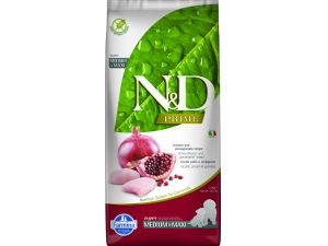 N&D PRIME DOG Puppy M/L Chicken & Pomegranate