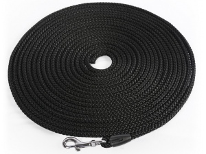 Stopovací vodítko kulaté nylon 10 m - černá