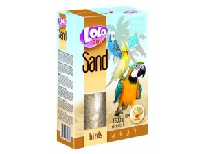 LOLOpets písek s mušlemi pro ptáky 1500 g