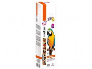 LOLO SMAKERS MEGA 2 klasy ovocné pro velké papoušky 450 g
