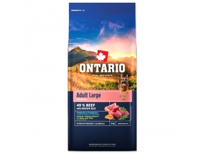 Krmivo Ontario Adult Large Beef & Brown Rice
