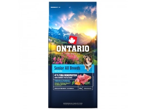 Krmivo Ontario Senior All Breeds Monoprotein Tuna & Sweet Potatoes