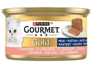 Gourmet gold hrubá paštika s lososem 85g