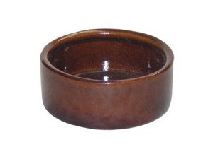 Krmítko keramické Krumvíř 9,5x5cm s okrajem