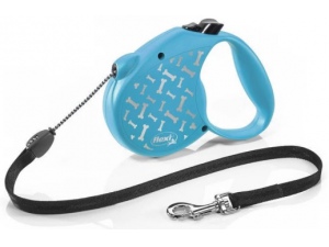 Vodítko FLEXI Standart Bone lanko 5m 20 kg
