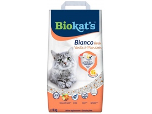 Biokats Bianco Fresh vanilka a mandarinka 5 kg (doprodej)