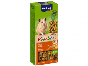 Kracker křeček med+špalda 2ks 112g