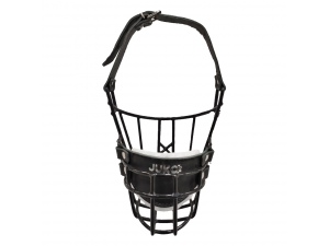 Náhubek CHOPO černý gumoplast pitbull pes