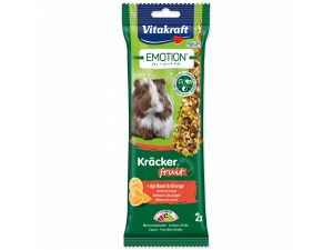 Tyčinky Vitakraft Emotion Kracker morče, s ovocem 2ks EXPIRACE 12/2025