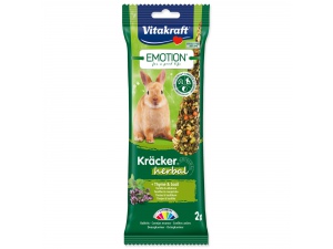 Tyčinky Vitakraft Emotion Kracker králík, s bylinkami 2ks EXPIRACE 11/2025