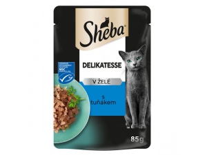 Sheba Delikatesse v želé tuňák 85 g kapsa