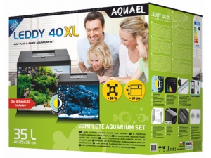 Akvárium set LEDDY 40 XL D&N 41x25x35cm