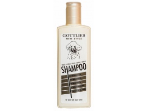 Gottlieb šampón s makadamovým olejem bílý pudl 300ml
