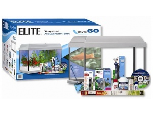 Aquarium set Elite Style 60 Tropical Kit Silver