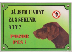 Tabulka Německý ohař hnědý