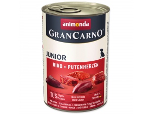 Konzerva Animonda Junior hovězí + krůtí srdce 400g