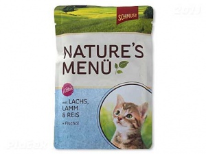 Kapsička Schmusy Nature´s Menü Junior los.+jeh. 100g