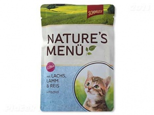 Kapsička Schmusy Nature´s Menü Junior los.+jeh. 100g