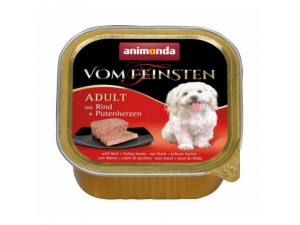 ANIMONDA paštika ADULT - hovězí, krůtí srdce pro psy 150g