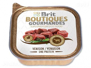 BRIT Boutiques Gourmandes Venison Small One Meat 150g