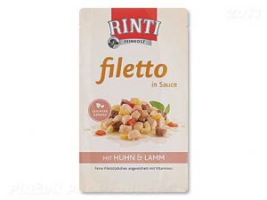 Kapsička RINTI Filetto kuře + jehně v omáčce 125g