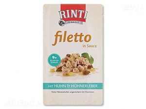Kapsička RINTI Filetto kuře + kuřecí játra v omáčce 125g