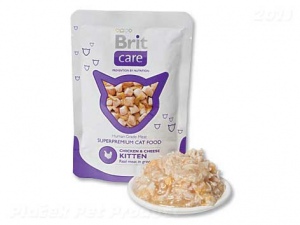 Kapsička BRIT Care Kitten Chicken & Cheese 80g