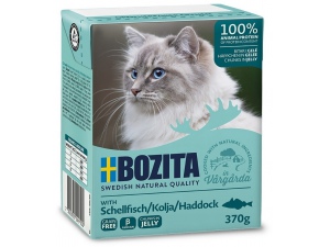 BOZITA kousky v rosolu s treskou - Tetra Pak 370g