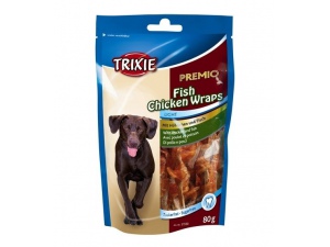 Premio FISH CHICKEN WRAPS Light - rybí roličky 80g