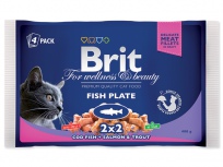 BRIT Premium Cat Fish Plate kapsičky 4ks