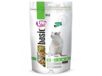 LOLO BASIC kompletní krmivo pro potkany 600 g Doypack