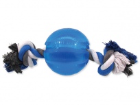 Hračka DOG FANTASY Strong míček gumový s provazem