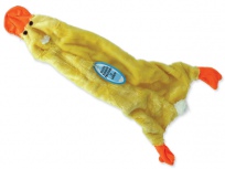 Hračka DOG FANTASY Skinneeez návlek na láhev kachna
