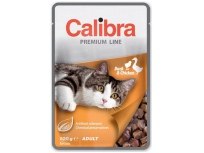 Calibra Cat kaps.- kachní a kuřecí v omáčce 100 g
