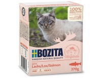 Kousky v omáčce BOZITA Cat s masem z lososa - Tetra Pak 370g