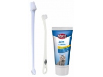 Sada dentální hygieny pro kočky (pasta, kartáčky)