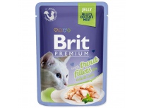 Kapsička BRIT Premium Cat Delicate Fillets in Jelly with Trout 85g
