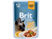 Kapsička BRIT Premium Cat Delicate Fillets in Gravy with Tuna 85g