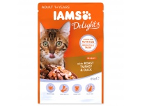 Kapsička IAMS Cat Delights Turkey & Duck in Jelly 85g