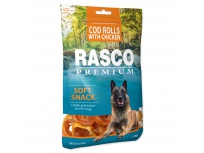 Pochoutka RASCO Premium tresčí rolky obalené kuřecím masem