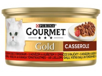 Konzerva Gourmet Gold hovězí v rajčatové omáčce 85g