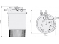 Tlakový filtr CPA-30000 s 55W UV lampou AUTO